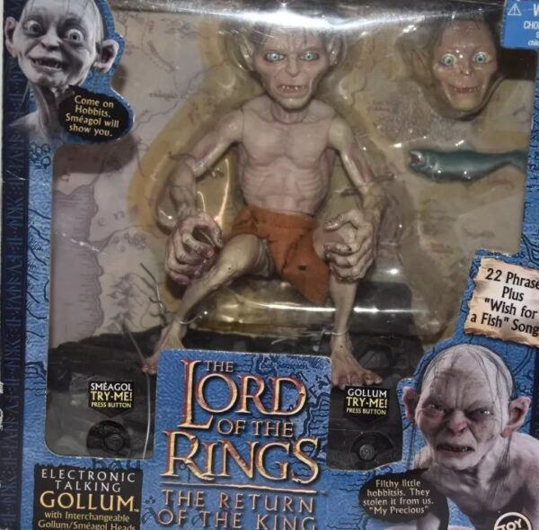 Lord of the Rings Return of the King Electronic Talking Gollum Figure 2003