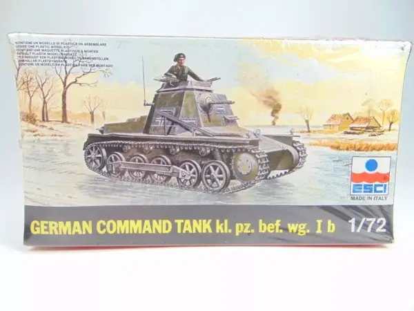 ESCI 1/72: model German command tank kl pz bef wg I B 8041