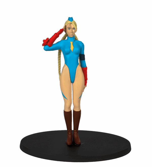 Street Fighter Magazine SPECIAL #2 CAMMY figure scale 1:18 DEAGOSTINI