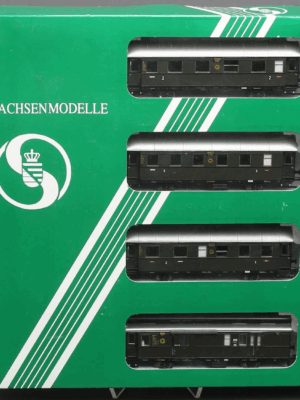 Sachsenmodelle Four Branch Line Passenger Cars of the DRG | HO 1:87 14025
