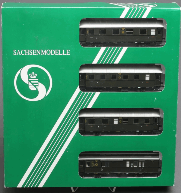 Sachsenmodelle Four Branch Line Passenger Cars of the DRG | HO 1:87 14025