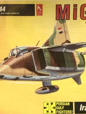 Hobby Craft 1:144 MiG-27 Iraqi Flogger Model Plane Kit #HC1013