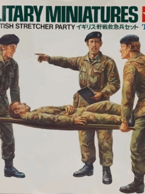 Tamiya Φιγούρες Μοντελισμού Military Miniatures British Stretcher Party | 1:35 | 35106