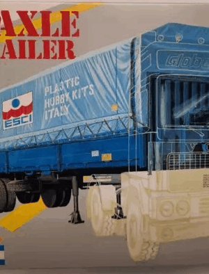 ESCI Φιγούρα Μοντελισμού Twin Axle Semi Trailer| 1:32 | 304