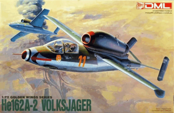 DML Φιγούρα Μοντελισμού He 162A-2 Volksjager |1:72 | 5001
