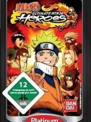 Naruto Ultimate Ninja Heroes (Platinum) PSP USED
