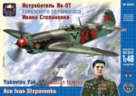 Yakovlev Yak-9T Russian fighter Ace Ivan Stepanenko | 1:48 | Ark Models | AK 48039