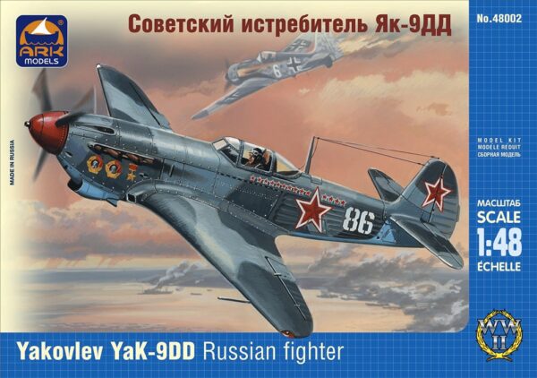 Yakovlev Yak-9DD Russian fighter | 1:48 | Ark Models | AK 48002