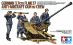 Tamiya Φιγούρες Μοντελισμού German 3.7cm FLAK 37 Anti-Aircraft Gun - w/Crew Set | 1:35 | 35302