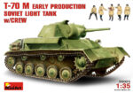 MiniArt Φιγούρα Μοντελισμού T-70M Early Production Soviet Light Tank with Tank Crew | 1:35 | 35025