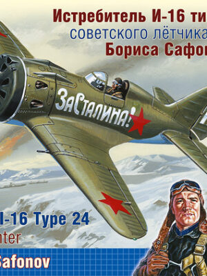 Polikarpov I-16 Type 24 Russian fighter Ace Boris Safonov | 1:48 | Ark Models | AK 48033