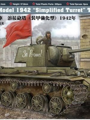 HobbyBoss Φιγούρα Μοντελισμού Russian KV-1 1942 "Simplified Turret" Tank | 1:48 | 84812