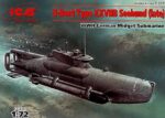 1:72 German IIWW Midget Submarine U-Boot Type XXVIIB Seehund (late) | ICM S007