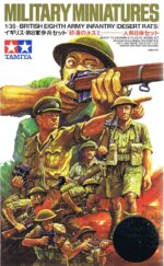 Tamiya Φιγούρες Μοντελισμού Military Miniatures British Eighth Army Infantry Desert Rat | 1:35 | 35032