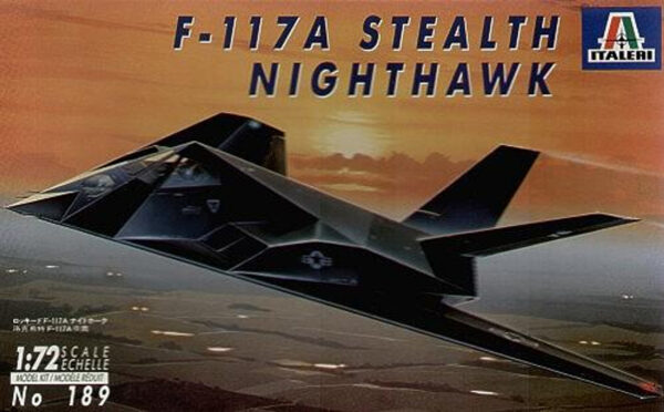 Italeri Φιγούρα Μοντελισμού F-117 Stealth Nighthawk | 1:72 | No.189