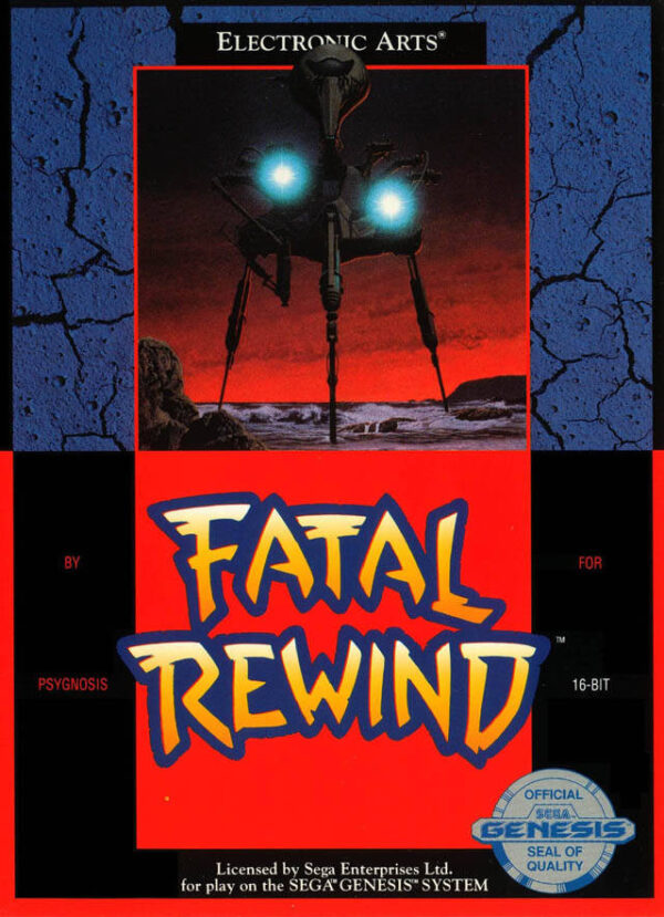 Fatal Rewind Sega Genesis USED CARTRIDGE ONLY
