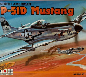 North American P-51D Mustang Aircraft Model Kit | 1/48 | AMT/ERTL 8880