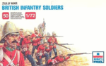 ESCI Φιγούρες Μοντελισμού Zulu War British Infantry Soldiers | 1:72 | 212