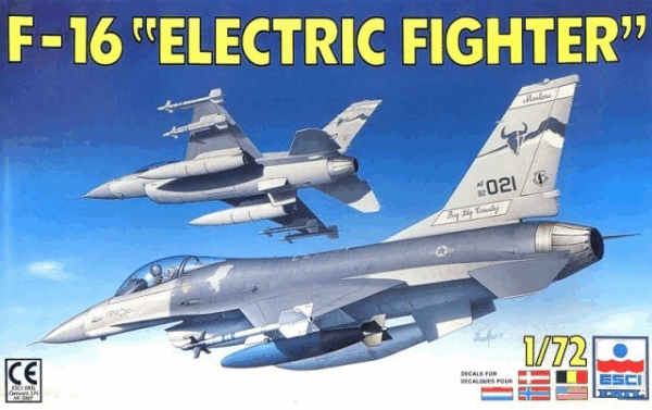 ESCI ERTL Φιγούρα Μοντελισμού F-16 "Electric Fighter" | 1:72 | 9091