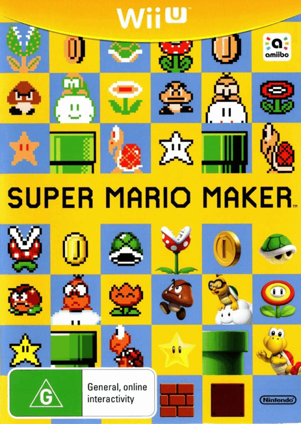Super Mario Maker Wii U Game USED