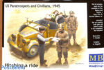 Master Box Φιγούρα Μοντελισμού US Paratroopers and Civilians, 1945 | 1:35 | MB35161