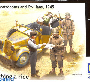 Master Box Φιγούρα Μοντελισμού US Paratroopers and Civilians, 1945 | 1:35 | MB35161