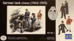 Master Box Φιγούρα Μοντελισμού German Tank Crews (1943-1945) Kit No. 1 | 1:35 | MB3507