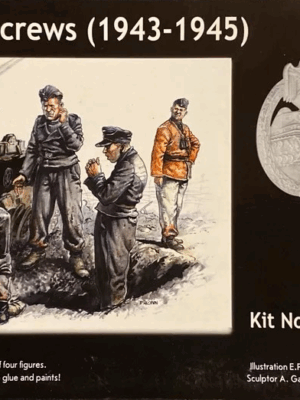 Master Box Φιγούρα Μοντελισμού German Tank Crews (1943-1945) Kit No. 1 | 1:35 | MB3507