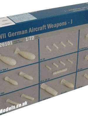 Italeri WWII German Aircraft Weapons - 1 | 1:72 | 26101