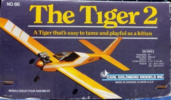 Carl Goldberg Models, The Tiger 2 Airplane Model Kit No.66