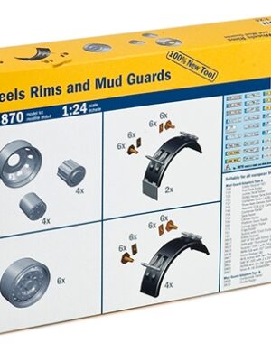 Italeri Φιγούρα Μοντελισμού Wheels Rims and Mud Guards | 1:24 | No.3870