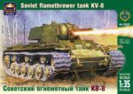 Ark Models Φιγούρα Μοντελισμού Soviet Flamethrower Tank KV-8 | 1:35 | AK 35028