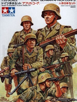 Tamiya Φιγούρες Μοντελισμού Military Miniatures D.A.K. German Africa Corps | 1:35 | 35037