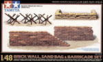 Tamiya Φιγούρα Μοντελισμού Brick Wall, Sand Bag & Barricade Set | 1:48 | 32508