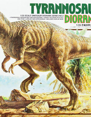 Tamiya Φιγούρα Μοντελισμού Tyrannosaurus Diorama Set | 1:35 | 60102