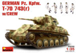 MiniArt Φιγούρα Μοντελισμού German Pz. Kpfw. T-70 743(r) with Tank Crew | 1:35 | 35026