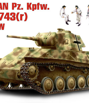 MiniArt Φιγούρα Μοντελισμού German Pz. Kpfw. T-70 743(r) with Tank Crew | 1:35 | 35026
