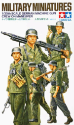 Tamiya Φιγούρες Μοντελισμού Military Miniatures German Machine Gun Crew On Maneuver | 1:35 | 35184