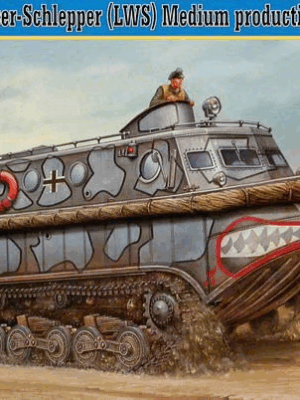 HobbyBoss Φιγούρα Μοντελισμού German Land-Wasser-Schlepper (LWS) Medium production | 1:35 | 82433