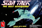 AMT/ERTL Star Trek The Next Generation Klingon Battle Cruiser | 1:1400 | 6812