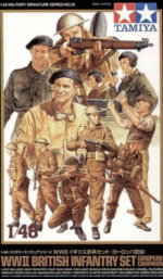 Tamiya Φιγούρες Μοντελισμού WWII British Infantry Set European Campaign | 1:48 | 32526