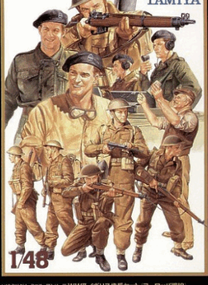Tamiya Φιγούρες Μοντελισμού WWII British Infantry Set European Campaign | 1:48 | 32526
