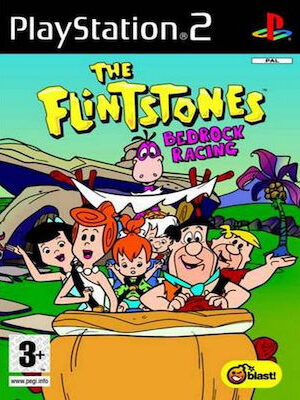 The Flintstones Bedrock Racing PS2 USED
