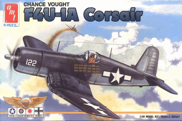 AMT/ERTL Φιγούρα Μοντελισμού Chance Vought F4U-1A Corsair | 1:48 | 8873