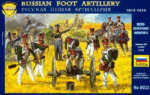 Zvezda Φιγούρες Μοντελισμού Russian Foot Artillery 1812-1814 |1:72 | 8022