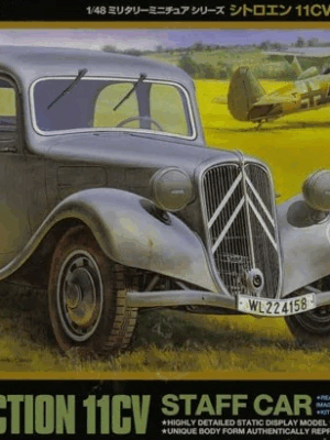 Tamiya Φιγούρα Μοντελισμού Citroën Traction 11CV staff car | 1:48 | 32517