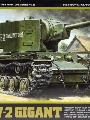 Tamiya Φιγούρα Μοντελισμού Russian Heavy Tank KV-2 Gigant | 1:48 | 32538