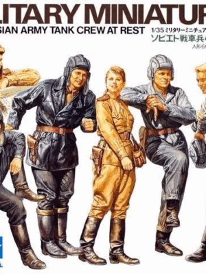 Tamiya Φιγούρες Μοντελισμού Military Miniatures Russian Army Tank Crew At Rest | 1:35 | 35214