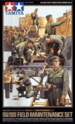 Tamiya Φιγούρες Μοντελισμού WWII German Tank Crew Field Maintenance Set | 1:48 | 32547