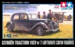 Tamiya Φιγούρα Μοντελισμού Citroen Traction 11CV - w/Luftwaffe Crew Figures1:48 | 89731